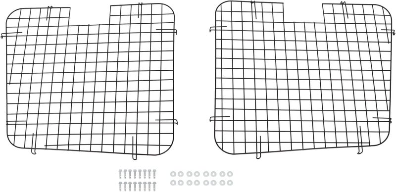 MELIPRON Rear Window Security Screens Fit for Chevy Express/GMC Savana Cargo Van Safety Screens 2PCS - Image 1